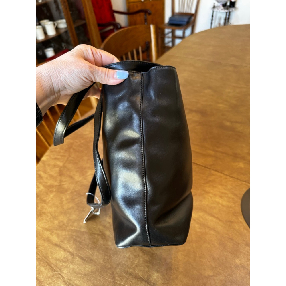Gianni Versace Black Leather Medusa Tote Bag - Picture 8 of 13